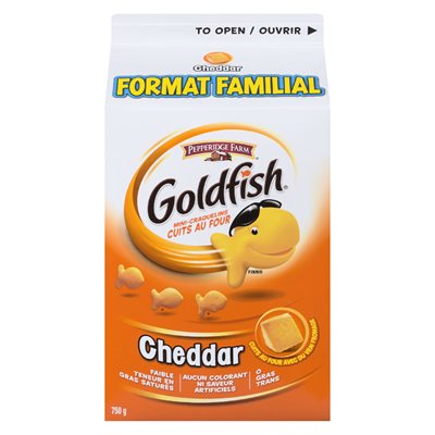Mini craquelins goldfish cheddar format fam. 750gr