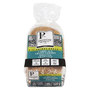 Pain grains germés bio tranché 500gr