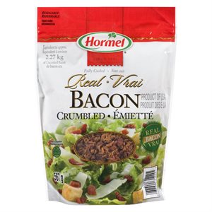 Émietté de vrai bacon 567gr