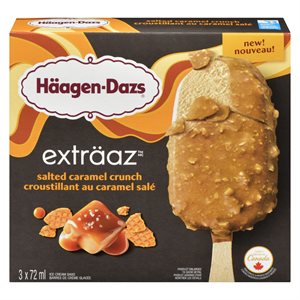 Barre crème glacée caramel salé & brownies 3x72ml
