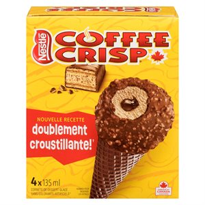 Cornets Coffee Crisp 4x135ml