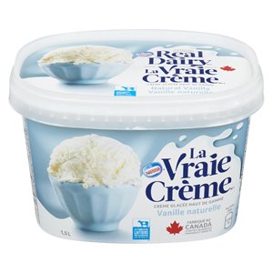 Crème glacée vanille naturelle 1.5lt