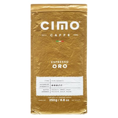 Café moulu espresso oro 250gr