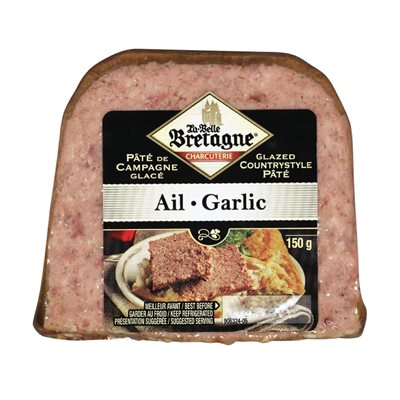 Pâté de campagne à l'ail 150gr