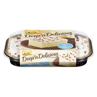 Gâteau surgelé vanille 510gr