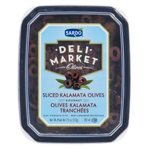 Olives kalamata tranchées 250ml