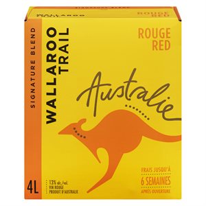 Vin rouge Australie 13% AS 4lt