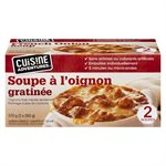 Soupe oignon gratinée surgelée 570gr