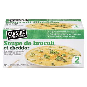 Soupe au broccoli cheddar 570gr