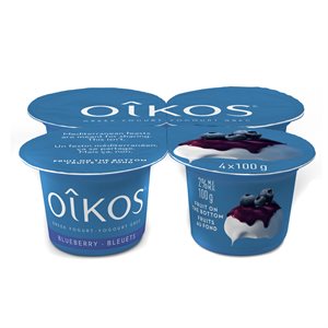 Yogourt bleuet 2% 4x100gr