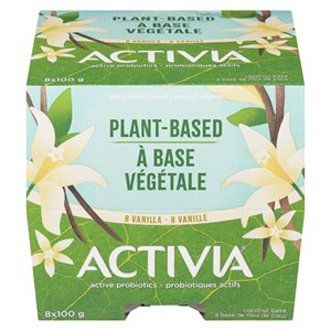 Yogourt à base de plantes coco vanille 8x100gr