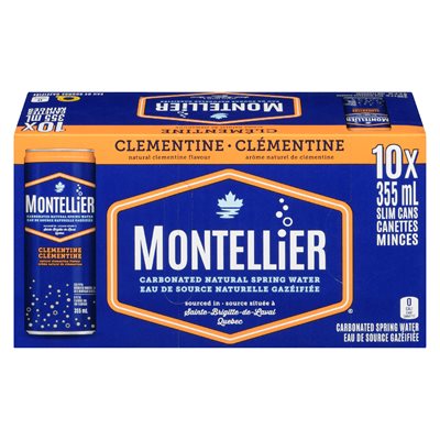 Eau source clémentine gazéifiée 10x355ml