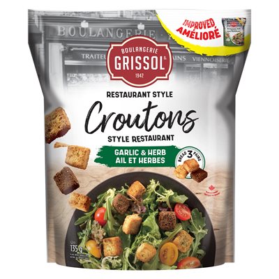 Croûtons ail & herbes 135gr