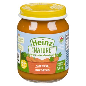Purée carottes 128ml