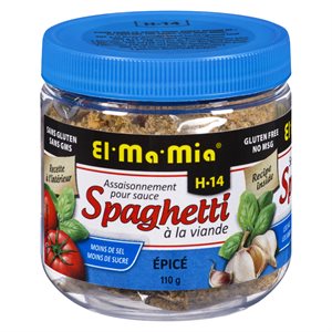 Mélange épices spaghetti épicé léger 110gr