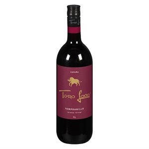 Vin rouge Tempranillo 12.5% FG 1lt