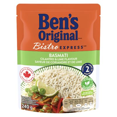 Riz basmati coriandre & lime 240gr