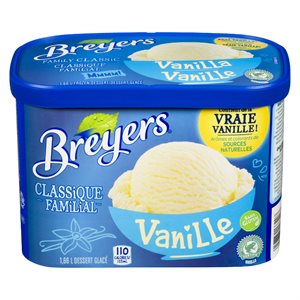 Dessert glacé vanille 1.66lt