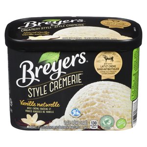 Crème glacée vanille naturelle 1.66lt