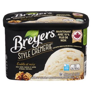 Crème glacée érable & noix 1.66lt
