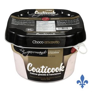 Crème glacée chocolat / amaretto 1.5lt