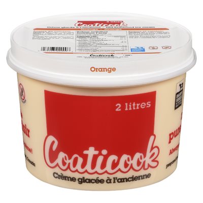 Crème glacée orange 2lt