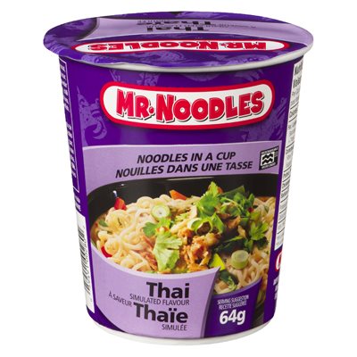 Nouille instantanée tasse thai 64gr