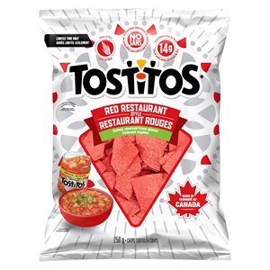 Chips tortilla style resto rouge 250gr