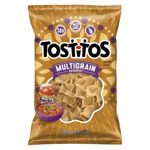 Chips tortilla multigrain scoops! 205gr