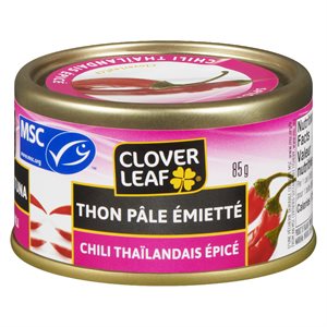 Thon pâle émietté chili thaïlandais épicé 85gr