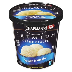 Crème glacée vanille française 2lt