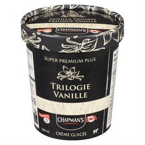 Crème glacée trilogie vanille 500ml