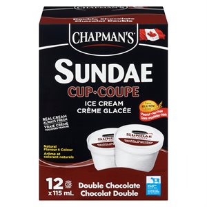 Sundae double choco 12x115ml