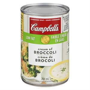 Crème de brocoli faible en gras 284ml