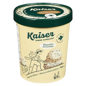 Dessert glacé biscuit et crème 946ml