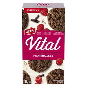 Biscuits avoine framboise cacao 280gr