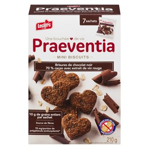 Mini biscuits choco noir 70% cacao 210gr