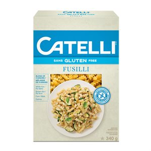 Pâtes fusilli sans gluten 340gr