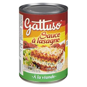 Sauce lasagne viande 398ml
