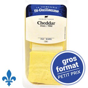 Fromage cheddar blanc tranché sans lactose(gr) 500gr