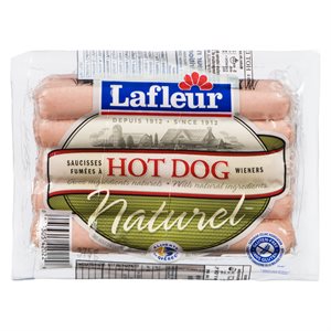 Saucisses fumées à hot-dog 375gr