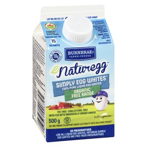 Que des blancs d'oeufs bio 500gr