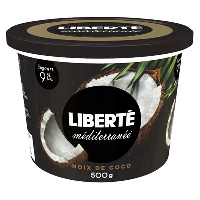 Yogourt noix de coco 9% 500gr