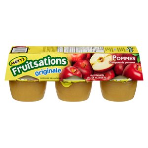 Compote pommes originale 6x104ml