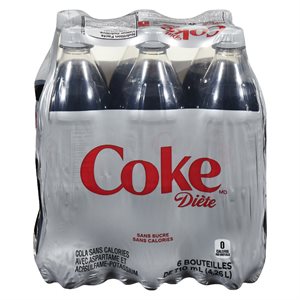 Boisson gazeuse cola s.sucre 6x710ml