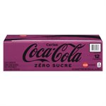 Boisson gazeuse cerise 0 sucre 0 caféine 12x355ml