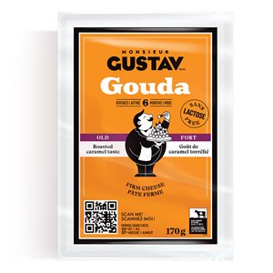 Fromage gouda fort sans lactose 170gr