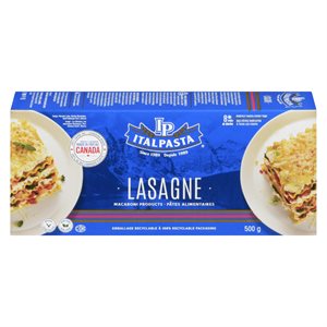 Pâtes lasagne 500gr