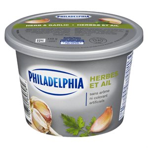 Fromage crème herbes & ail 340gr