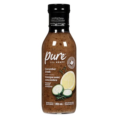 Vinaigrette grecque avec concombre 355ml